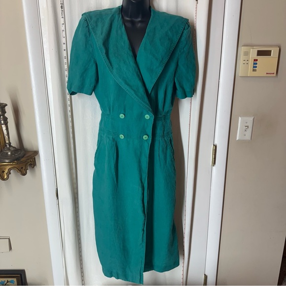 Vintage Demore Linen Dress - Picture 1 of 8